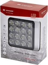Arbeitsscheinwerfer, 10-30V, LED, 3040lm, Quadratisch