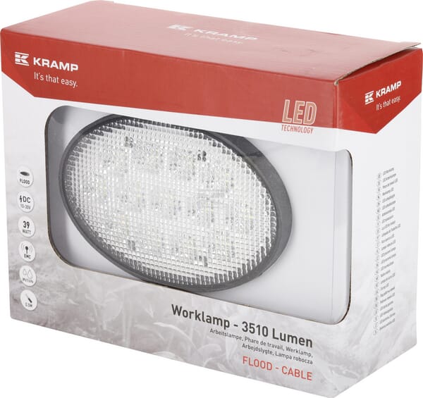 Arbeitsscheinwerfer, 10-30V, LED, 3510lm, Oval