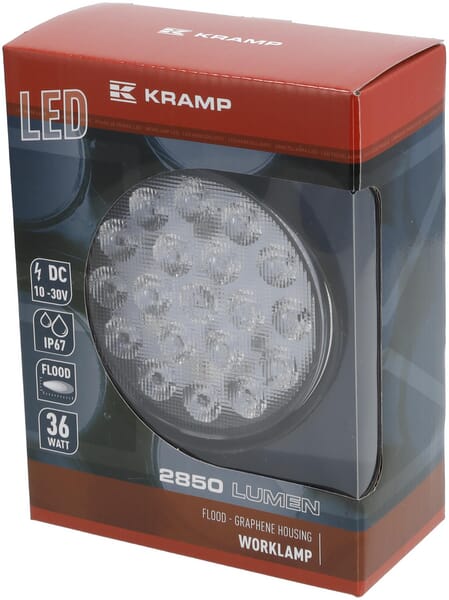 Arbeitsscheinwerfer, 10-30V, LED, 2850lm, Rund