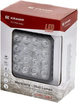Arbeitsscheinwerfer, 10-30V, LED, 3840lm, Quadratisch