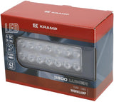 Arbeitsscheinwerfer, 10-30V, LED, 3800lm, Rechteckig