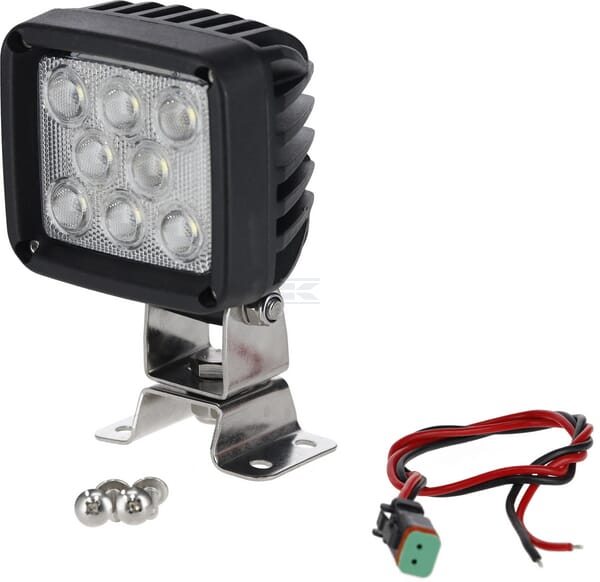 Arbeitsscheinwerfer, 10-30V, LED, 1920lm, Quadratisch