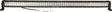 Lichtleiste LED, 300 W, 25500 lm, rechteckig, 12 / 24V, weiß, 1310 x 57 mm, Kabelendhülse, Combo, 100 LEDs, Kramp