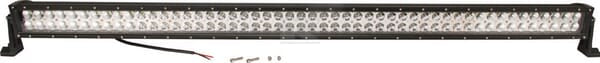 Lichtleiste LED, 300 W, 25500 lm, rechteckig, 12 / 24V, weiß, 1310 x 57 mm, Kabelendhülse, Combo, 100 LEDs, Kramp