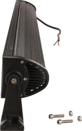 Lichtleiste LED, 300 W, 25500 lm, rechteckig, 12 / 24V, weiß, 1310 x 57 mm, Kabelendhülse, Combo, 100 LEDs, Kramp
