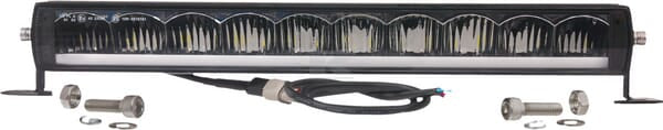 LED-Lichtbalken  LED, 120W, 6500lm, rechteckig, 12/48V, weiß, 486x90x57mm, Deutsch 3-pin, High beam/Low beam, Kramp