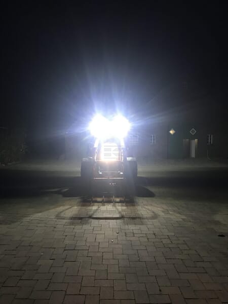 Arbeitsscheinwerfer, 10-30V, LED, 2400lm, Oval