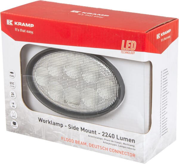 Arbeitsscheinwerfer, 10-30V, LED, 2240lm, Oval