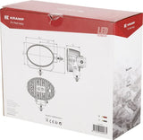 Arbeitsscheinwerfer, 12-60V, LED, 6000lm, Oval