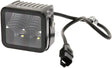Arbeitsscheinwerfer indirekt LED, 40W, 4800lm, quadratisch, 12/24V, weiß, 81x82.5x67.5mm Deutsch Stecker, Flood, 4LED's