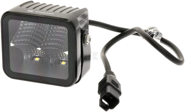 Arbeitsscheinwerfer indirekt LED, 40W, 4800lm, quadratisch, 12/24V, weiß, 81x82.5x67.5mm Deutsch Stecker, Flood, 4LED's