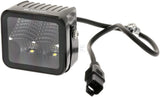 Arbeitsscheinwerfer indirekt LED, 40W, 4800lm, quadratisch, 12/24V, weiß, 81x82.5x67.5mm Deutsch Stecker, Flood, 4LED's