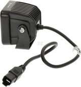 Arbeitsscheinwerfer indirekt LED, 40W, 4800lm, quadratisch, 12/24V, weiß, 81x82.5x67.5mm Deutsch Stecker, Flood, 4LED's