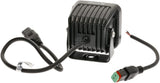 Arbeitsscheinwerfer indirekt LED, 40W, 4800lm, quadratisch, 12/24V, weiß, 81x82.5x67.5mm Deutsch Stecker, Flood, 4LED's