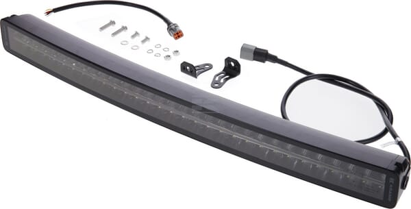 Arbeitslichtbalken LED, 300W, 25200lm, rechteckig, 12/24V, weiß/orange, 814.9x70x78.6mm Deutsch Stecker, Combo, gebogen, 60LED's, E-BOOST