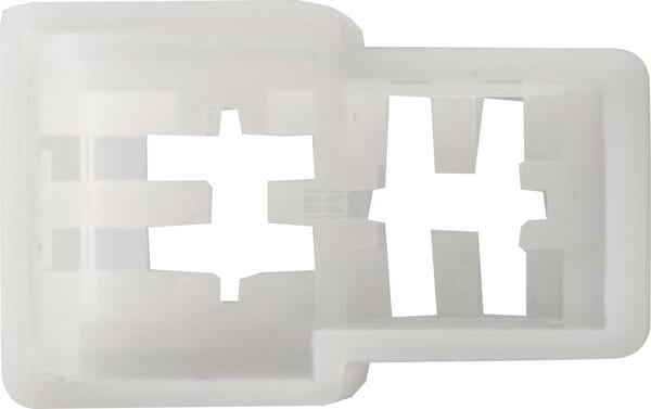 Stecker  2 polig T, male