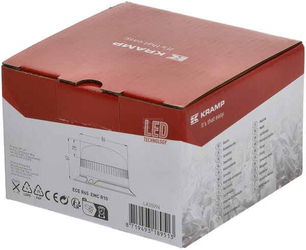 Rundumleuchte, Kramp, 12;24V, 15 W