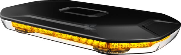 Lichtleiste LED, 50W, 12-24V, gelb, anschraubbar/magnetisch, 380mm, Kramp