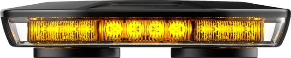 Lichtleiste LED, 50W, 12-24V, gelb, anschraubbar/magnetisch, 380mm, Kramp