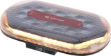 Mini-Lichtleiste LED wiederaufladbar, mit Fernbedienung, gelb, magnetisch, 326x63x184mm, 48 Hochleistungs-LEDs, Kramp