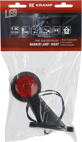 Begrenzungsleuchte weiß/rot 30° rechts LED 12-24V KRAMP