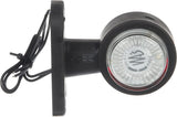 Begrenzungsleuchte weiß/rot gerade LED 12-24V KRAMP