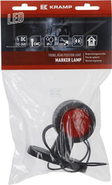 Begrenzungsleuchte weiß/rot gerade LED 12-24V KRAMP