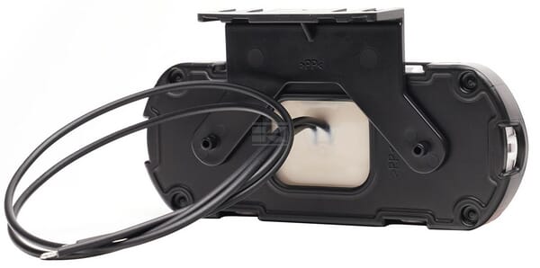 Markierungsleuchte LED, gelb, rechteckig, 12-24V, 133,8x53x25mm,"SAFETY LINE", Kramp