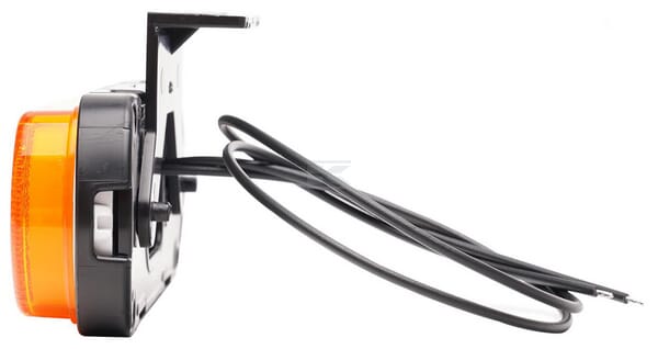 Markierungsleuchte LED, gelb, rechteckig, 12-24V, 133,8x53x25mm,"SAFETY LINE", Kramp
