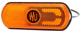 Markierungsleuchte LED, gelb, rechteckig, 12-24V, 133,8x53x25mm,"SAFETY LINE", Kramp