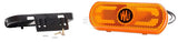 Markierungsleuchte LED, gelb, rechteckig, 12-24V, 133,8x53x25mm,"SAFETY LINE", Kramp