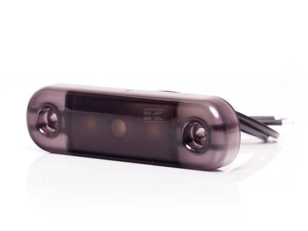 Seitenmarkierungsleuchte LED, orange, rechteckig, 12-24V, 84x24x10,4mm