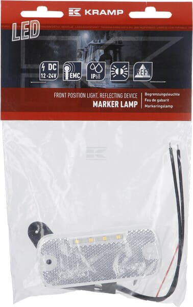 Vorderes Positionslicht Kabelanschluss LED12/24V KRAMP
