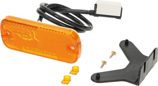 Seitenmarkierungsleuchte rechteckig mit Jaegeranschluss LED 12-24V KRAMP