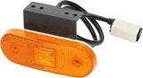 Seitenmarkierungsleuchte rechteckig mit Jaegeranschluss mit Halter LED 12-24V KRAMP