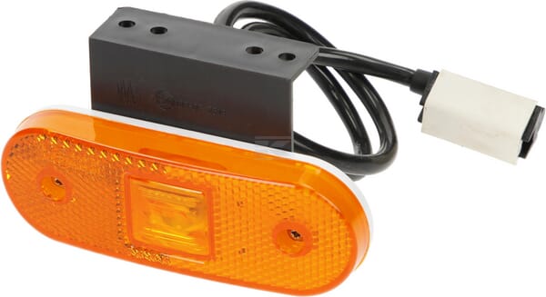 Seitenmarkierungsleuchte rechteckig mit Jaegeranschluss mit Halter LED 12-24V KRAMP