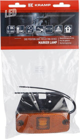 Seitenmarkierungsleuchte mit Kabelanschluss mit Halter LED 12-24V KRAMP