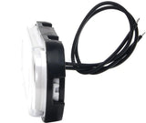 LED-Markierungsleuchte, rechteckig, 12-24 V, 124x49x20mm, Kramp