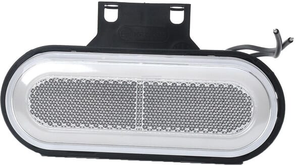 LED-Markierungsleuchte, rechteckig, 12-24 V, 124x49x20mm, Kramp