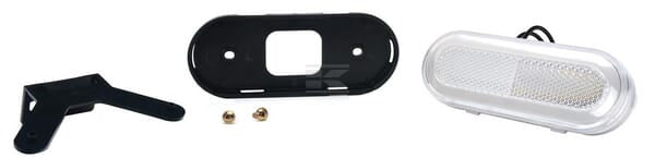LED-Markierungsleuchte, rechteckig, 12-24 V, 124x49x20mm, Kramp