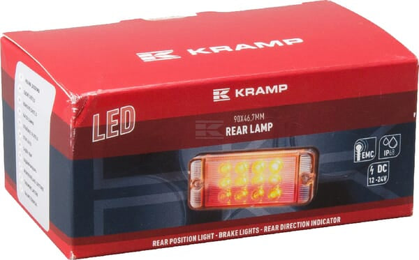 Rücklicht multifunktional Rechteck LED 12-24V KRAMP