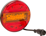 Rücklicht multifunktional rund 5 pins LED 12-24V KRAMP