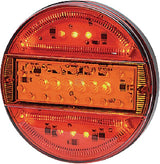 Rücklicht multifunktional rund 5 pins LED 12-24V KRAMP
