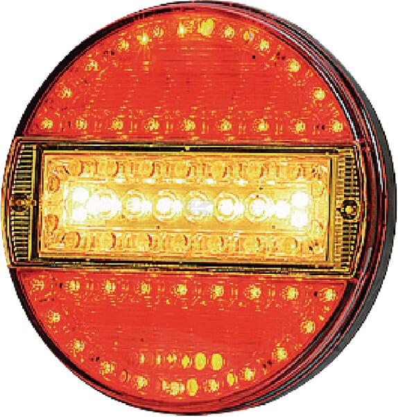 Rücklicht multifunktional rund 7 pins LED 12-24V KRAMP