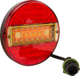 Rücklicht multifunktional rund 7 pins LED 12-24V KRAMP