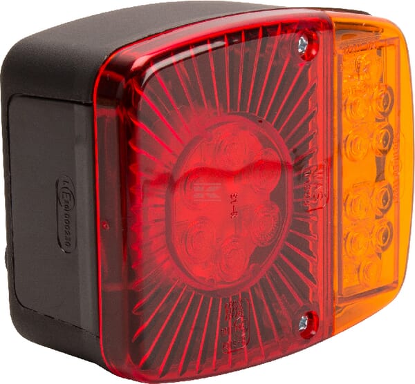 Rücklicht multifunktional quadratisch 5 pins LED 12-24V KRAMP