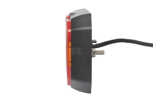 Multifunktions-Rücklicht LED, 12-24V, 209x100x30mm, 1,5m Kabel, orange/rot, Kramp