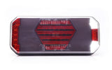 Multifunktions-Rücklicht LED, links, rot/orange/weiß, 12-24V, 236x104x40,5mm