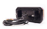 Multifunktions-Rücklicht LED, links, rot/orange/weiß, 12-24V, 236x104x40,5mm