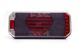 Multifunktions-Rücklicht LED, rechts, rot/orange/weiß, 12-24V, 236x104x40,5mm